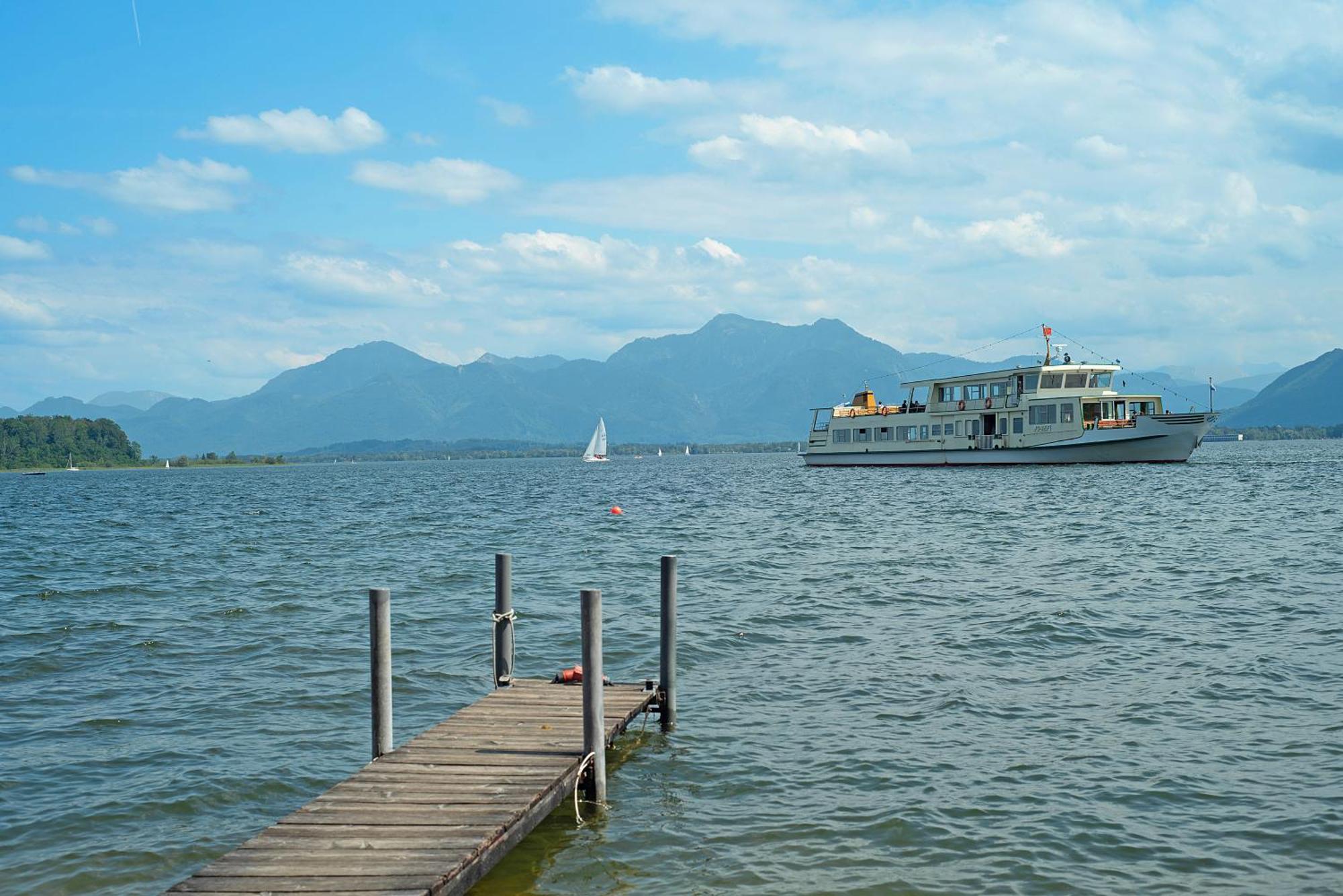Ferienwohnung Mit Garten Am Chiemsee พรีนอัมคิมซี ภายนอก รูปภาพ